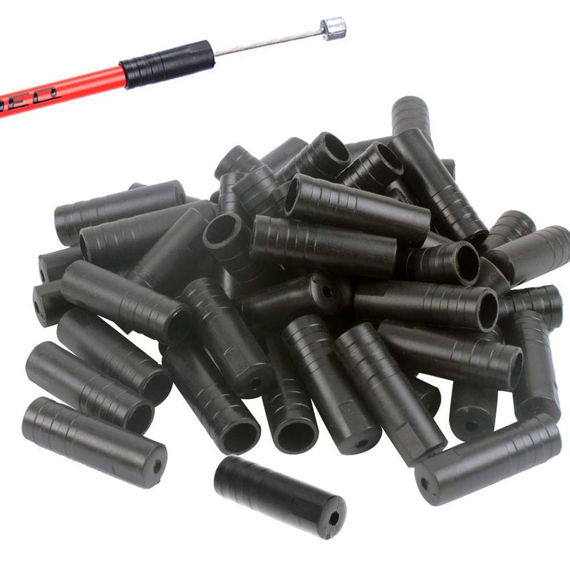 Saipor Saiper 200pcs Bike Derailleur Shift and Brake Wire Cable Housing Ferrule End Caps, 100 pcs for 4mm derailleur /100 pcs for 5mm Brake Cable - Image 2
